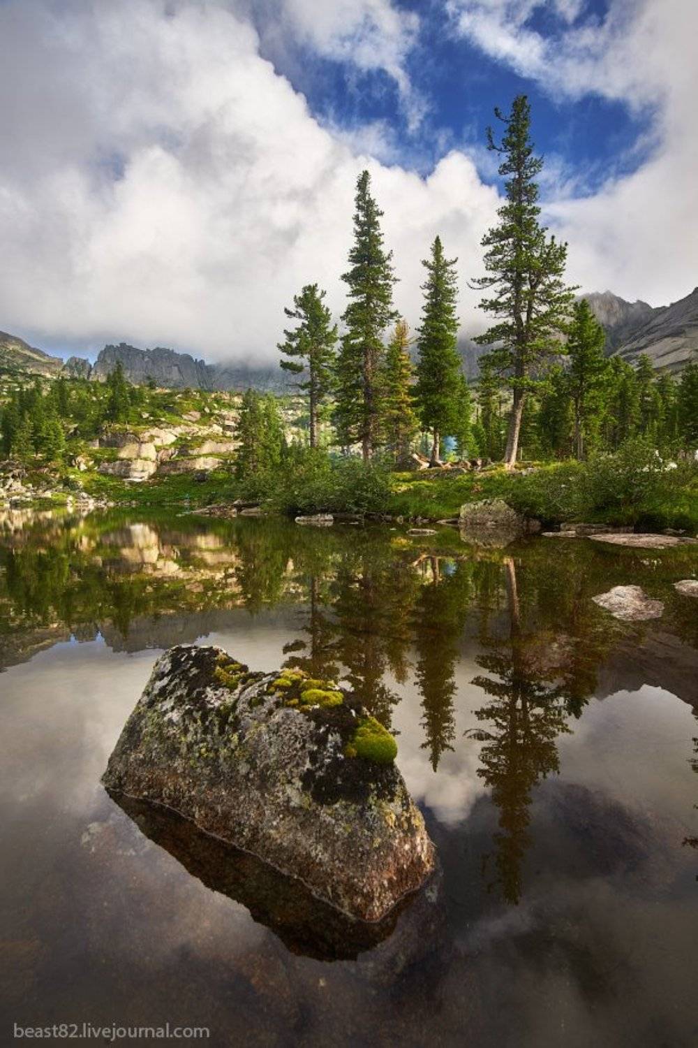 Ергаки, Лазурное, Михаил Зверев