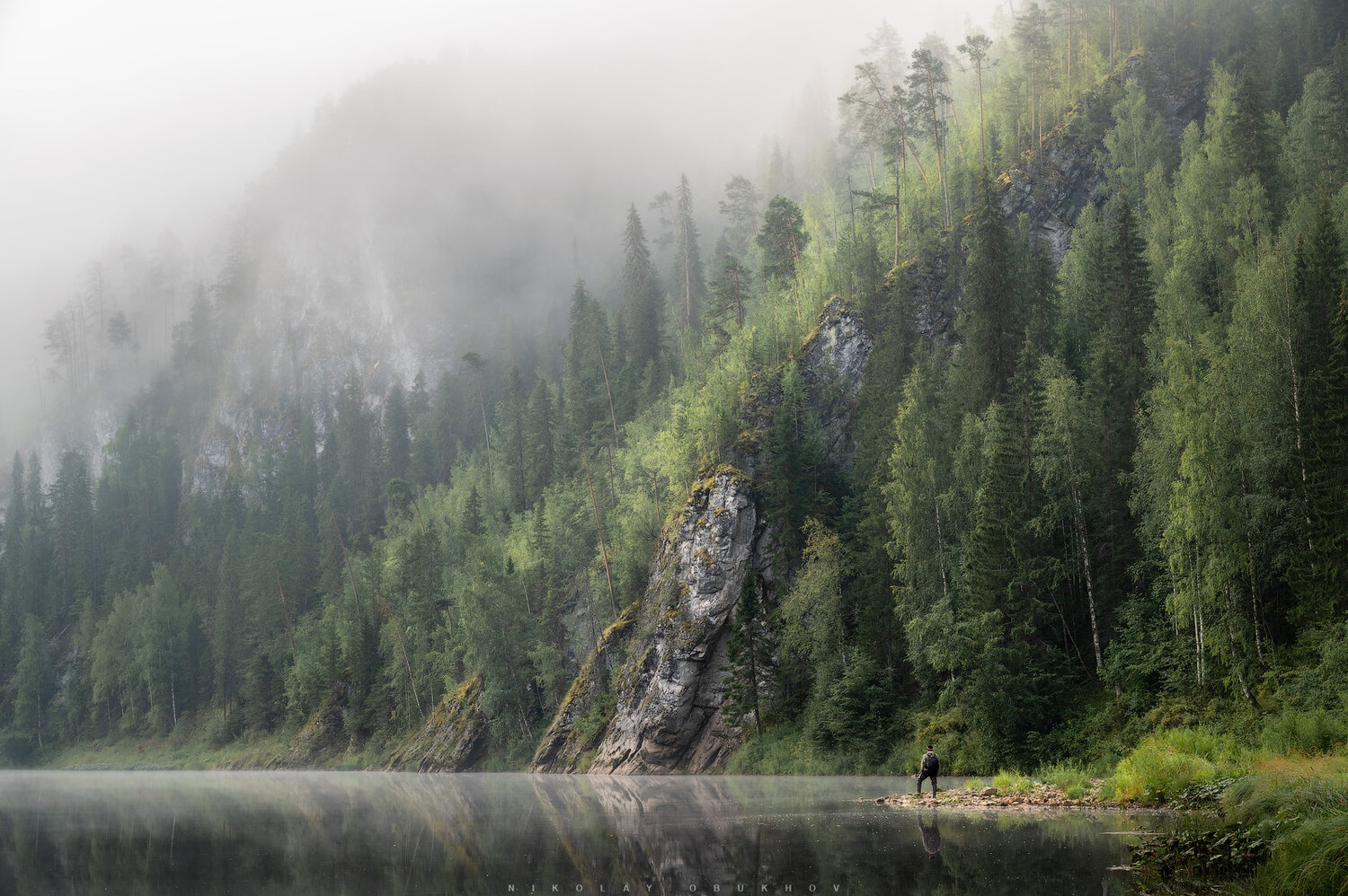 Foggy Morning / Туманное утро. Автор: Обухов Николай , Обухов Николай