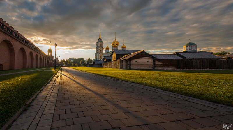 Тульский Кремль на закате фото превью