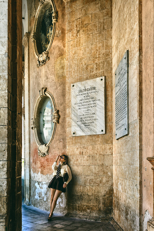 woman, portrait, fashion, sicily Dove la storia incontra lo stile фото превью