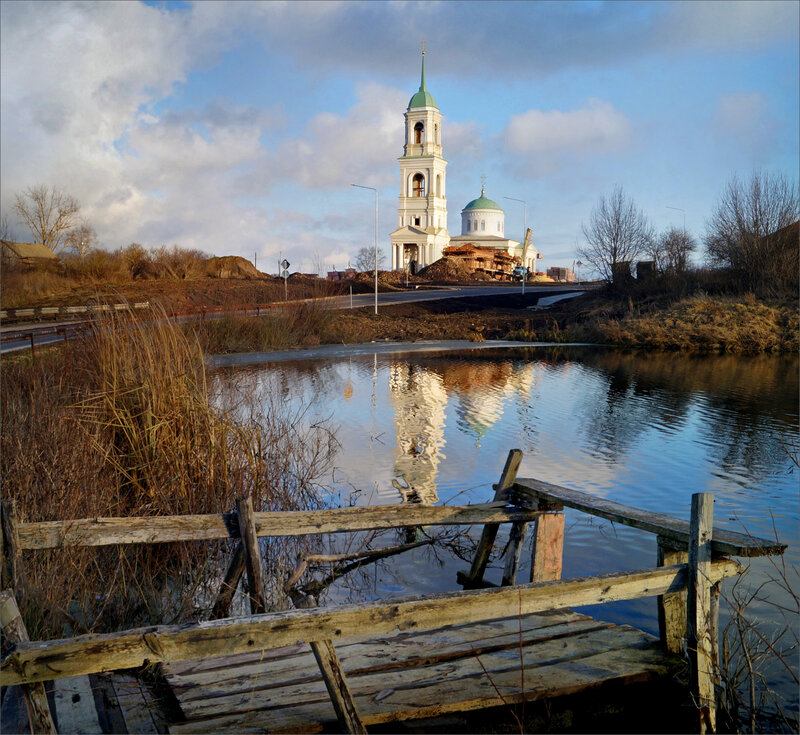 село, ичалово, нижегородская Сельская осень фото превью