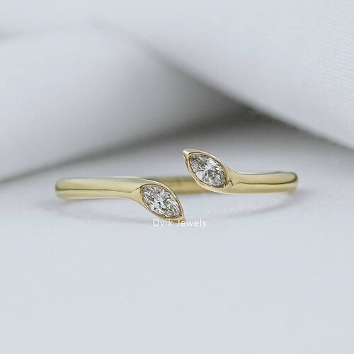 Lab Grown Diamond Open Wedding Bands