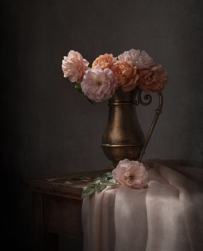 Still life, roses, light, colors, solitary, texture Solitary Roses фото превью