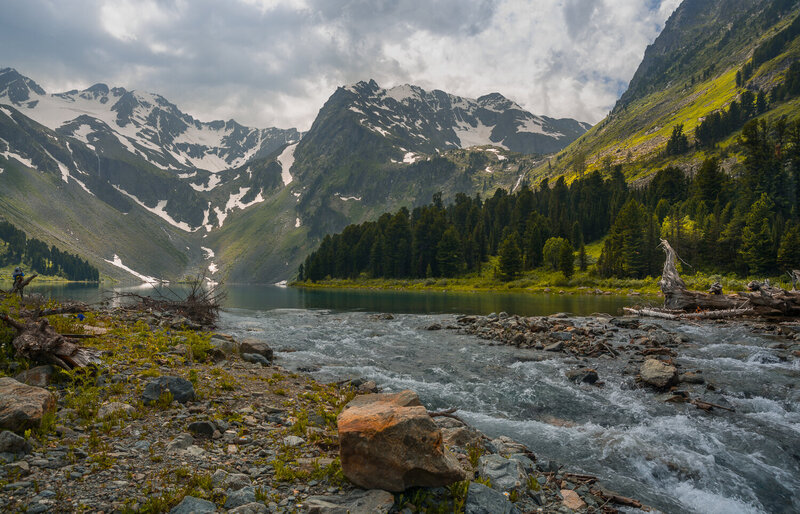 россия, горный алтай, озеро Начало реки фото превью