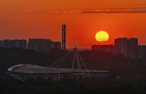 Закат в Крылатском.