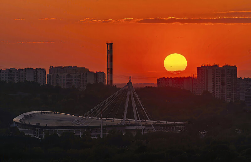 Закат в Крылатском. фото превью