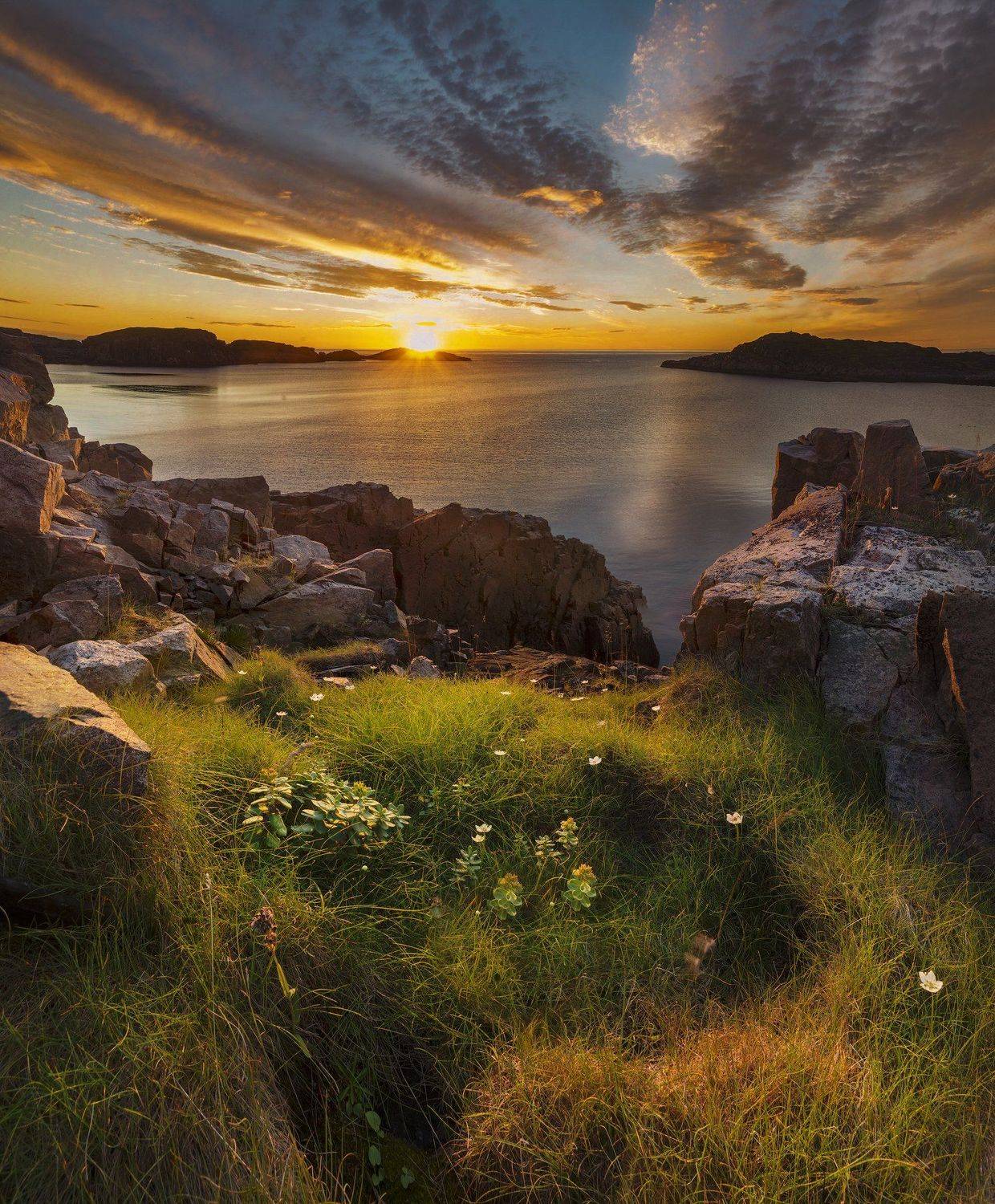 Кольский полуостров, закат, Дальние Зеленцы, sunset, Dal'nie Zelentsy, Анастасия Малых