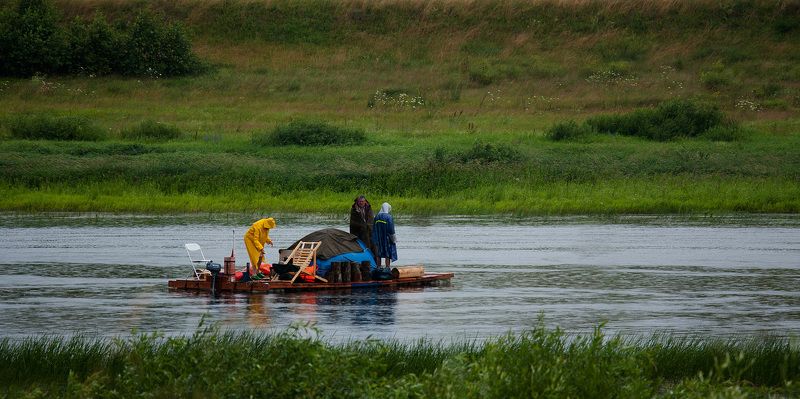 Вода, Волга, Отдых, Отпуск, Река, Рыбаки, Рыбалка, Увлечение Одна, но пламенная страсть.. фото превью
