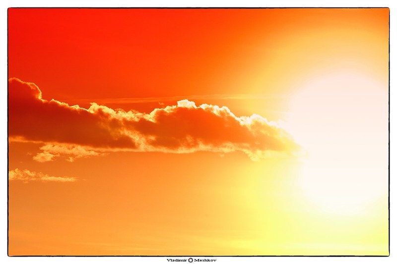 Orange Sunset. фото превью