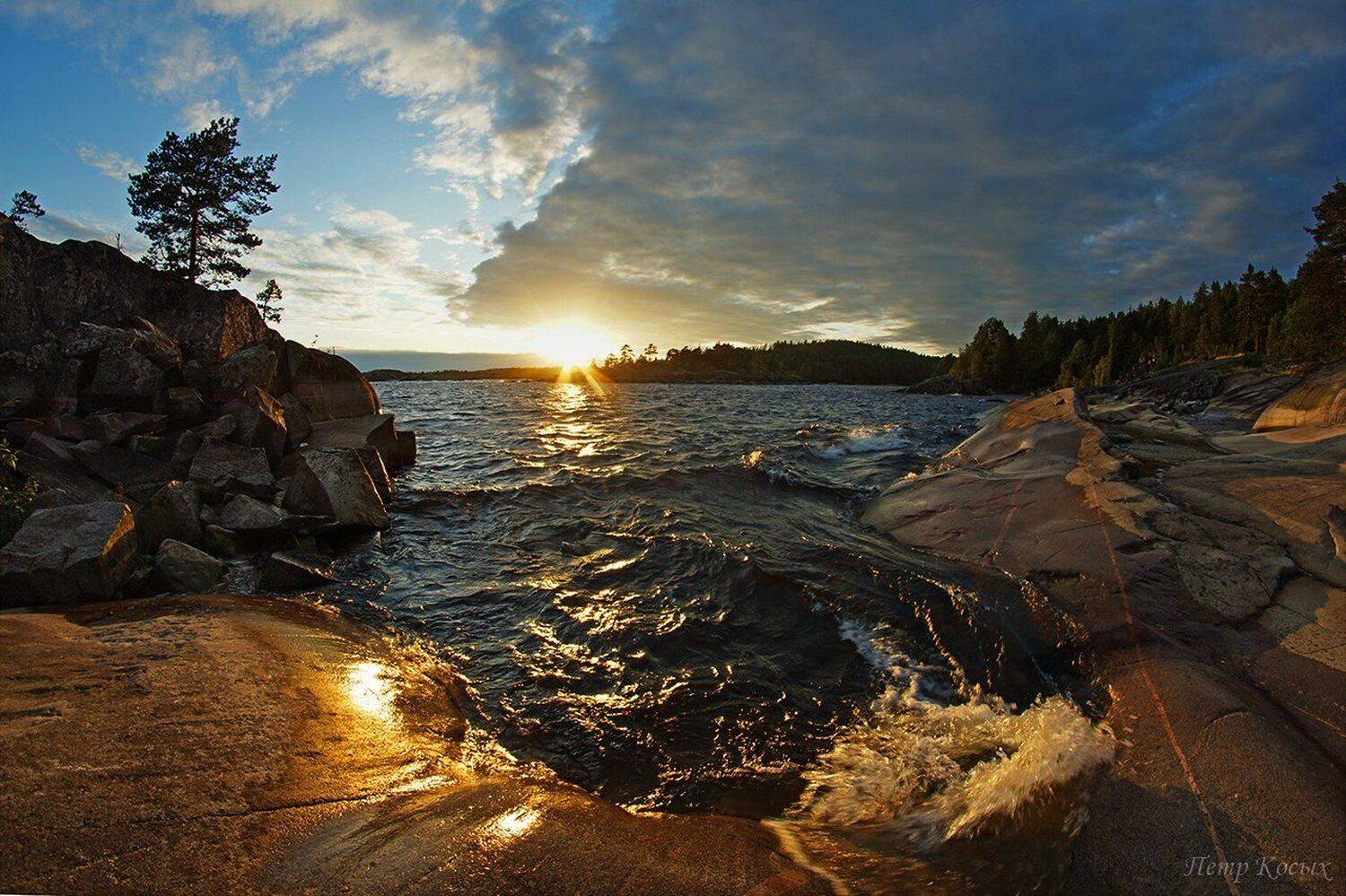 Закат, Импиниеми, Карелия, Ладога, Петр Косых