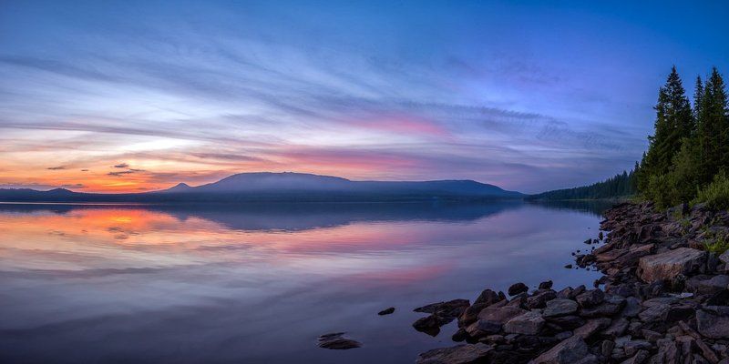 Южный Урал, Зюраткуль Еще один вечер на любимом озере фото превью