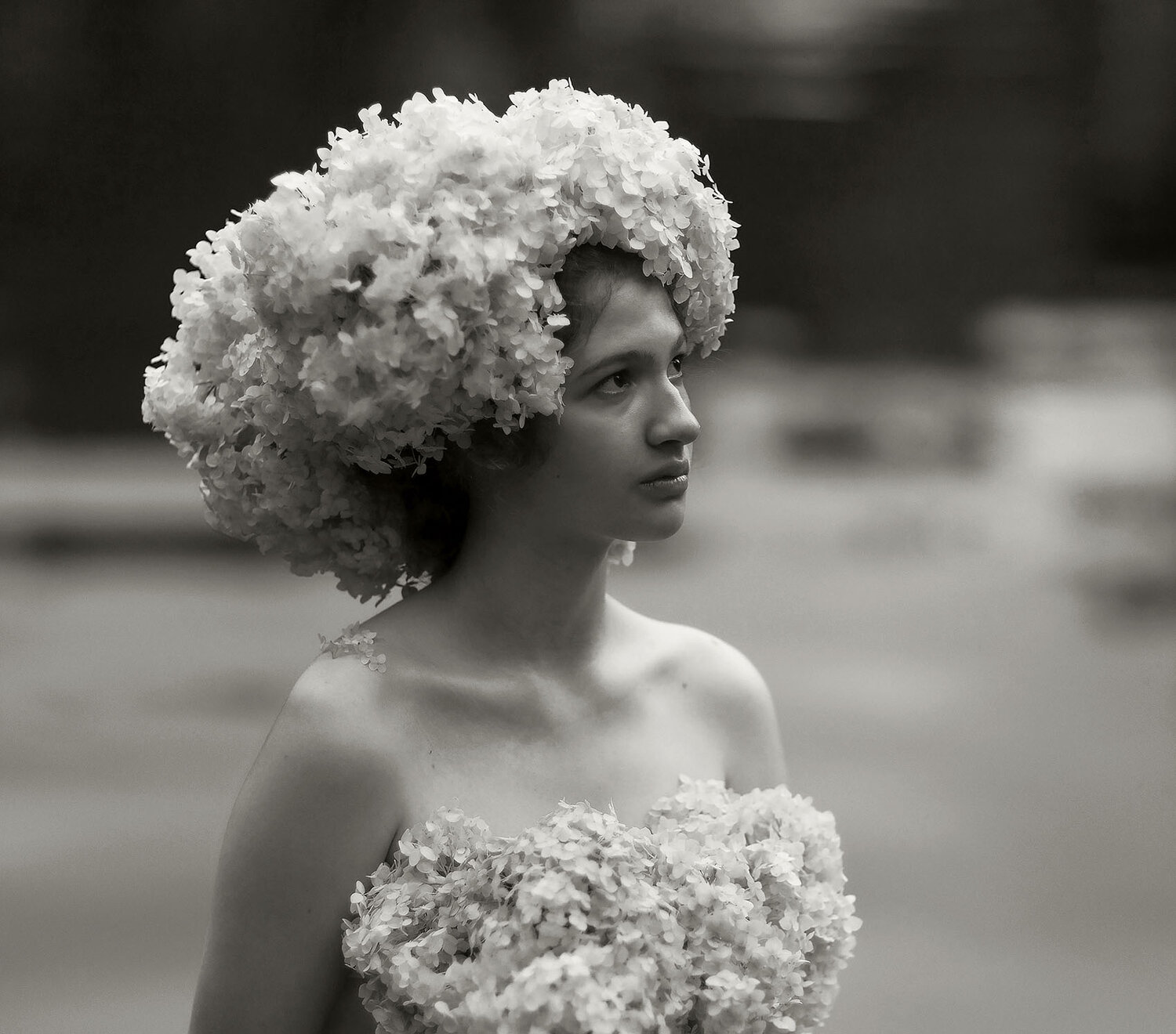 девушка, портрет, цветы, красота, girl, flowers, portrait, nature, Юлия Стукалова