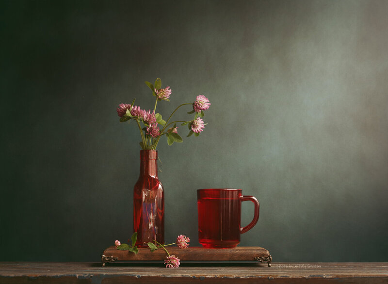 натюрморт, цветы, stilllife Клевер фото превью