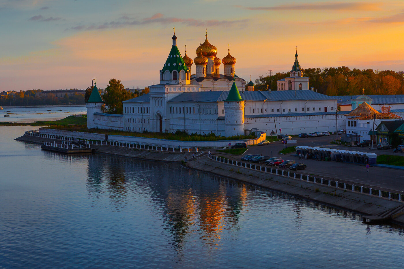 монастырь, кострома, закат, Фомин Анатолий