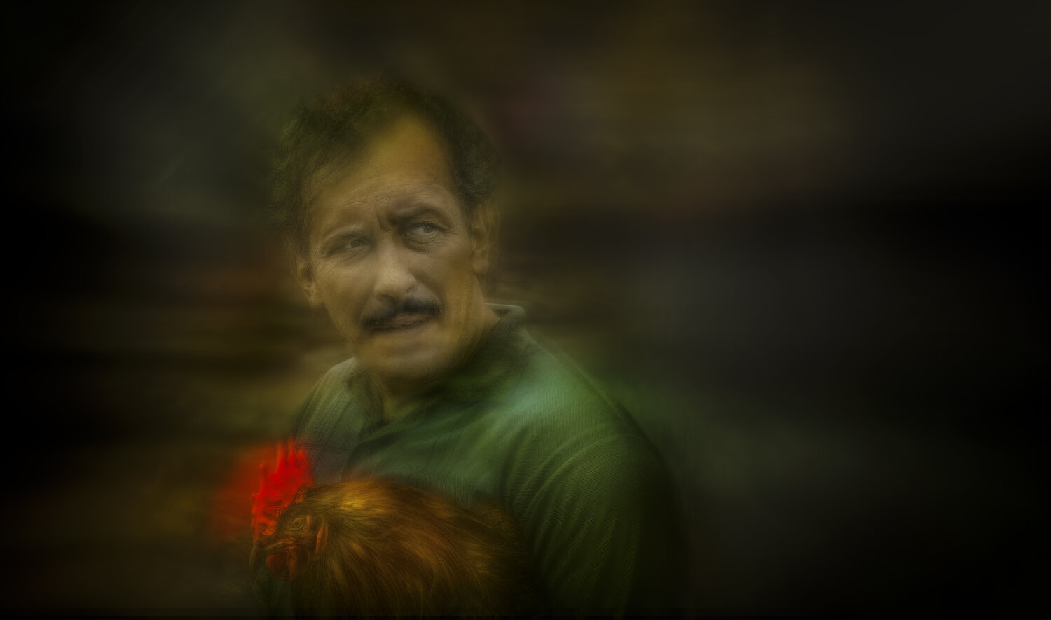 Man with a Rooster. Автор: Semashko Stas , Semashko Stas