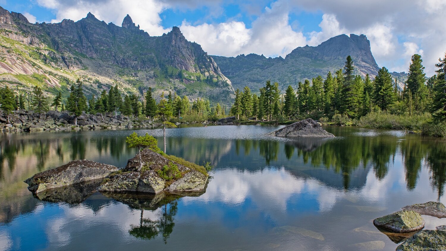ергаки, озеро, горных, духов, Мальцев Юрий
