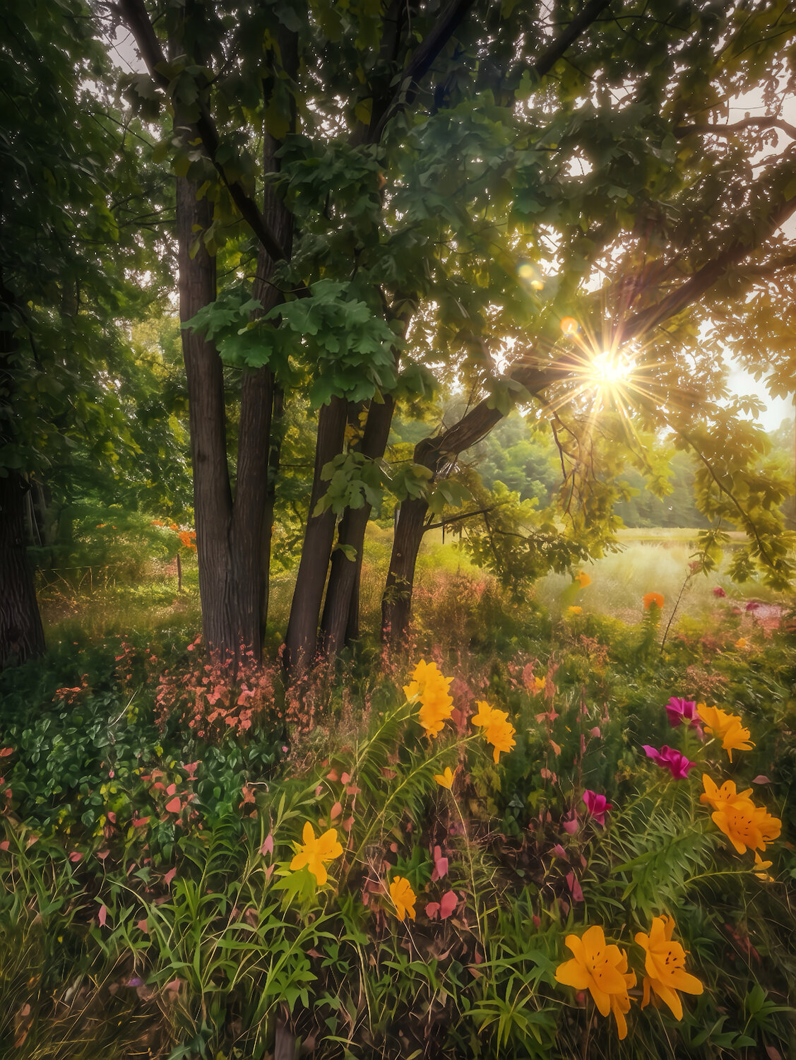 пейзаж, природа, лето, summer, flowers, цветы, nature, landscape, Julia Kaissa