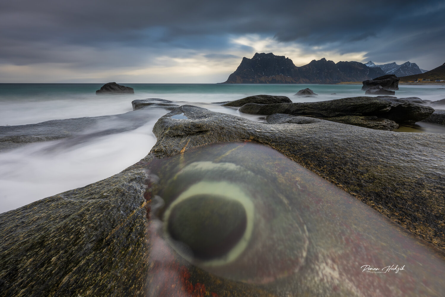 Norway, Lofoten, Sunset, Sea, Ocean, Mountains, Clouds, Nikon, Landscape, Hudzik Roman