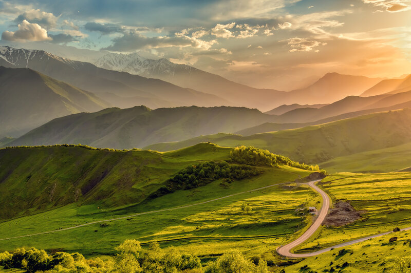 Ингушетия, горы Горы Ингушетии фото превью