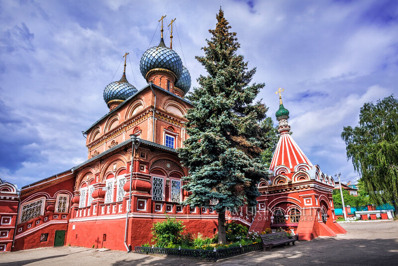 кострома, церковь воскресения на дербе, архитектура Церковь Воскресения Христова на Дебре, г. Кострома фото превью