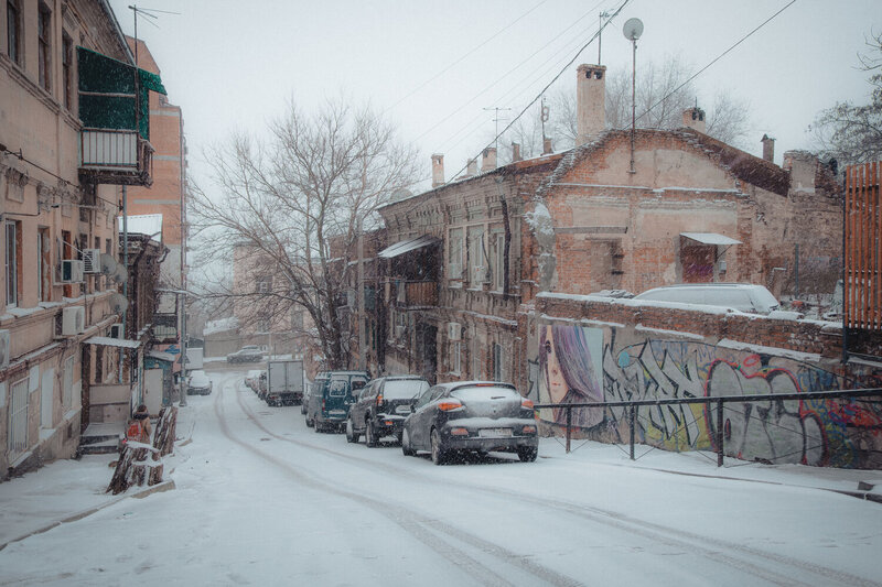 город, зима, тлен Ростов-на-Дону. фото превью