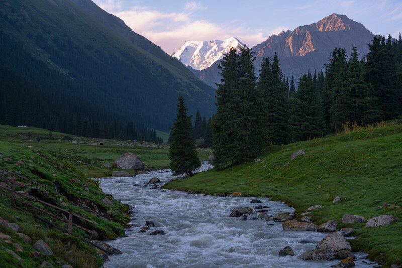 Утро у реки Арасан фото превью