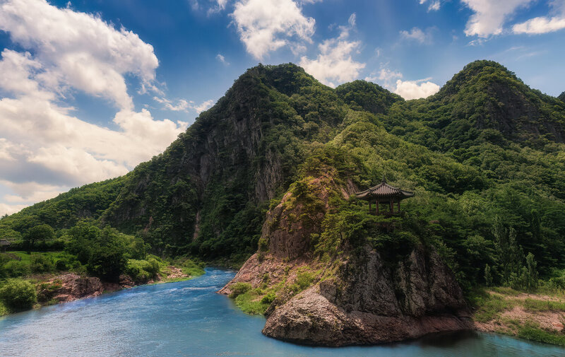 Scenery, cool, natural attraction, clouds Following the clouds, following the waves фото превью