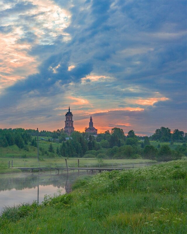 Утро на реке Белая фото превью
