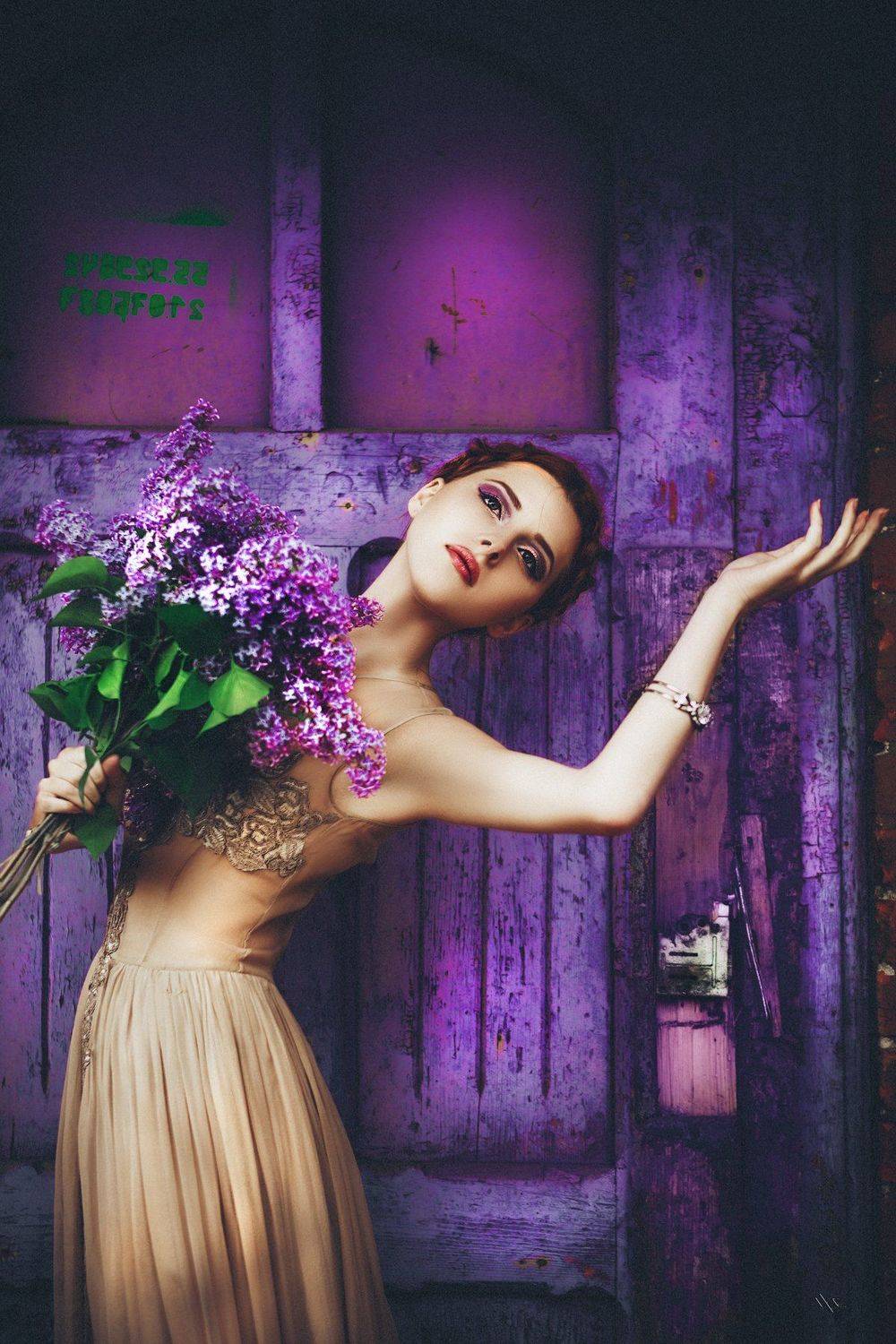 Colors, Flowers, Natural light, Woman, Руслан Болгов (Axe)