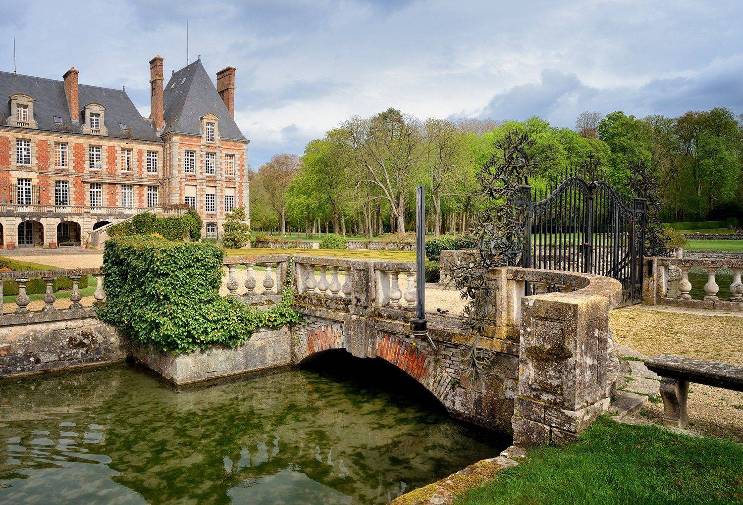 ch&acirc;teau, de, courances, Olga N.