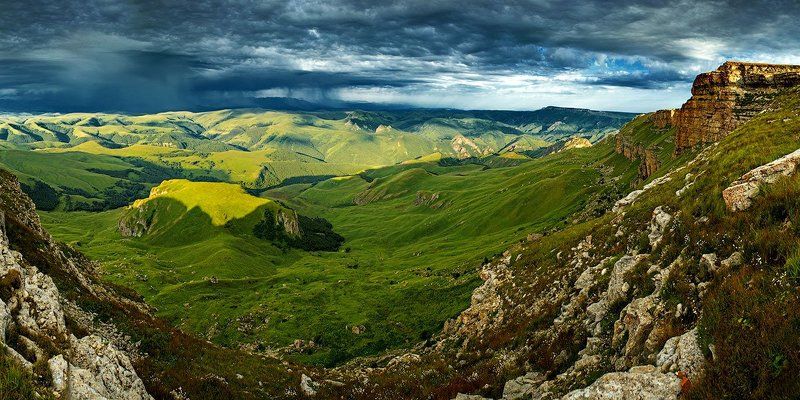 Кавказский пейзаж фото превью