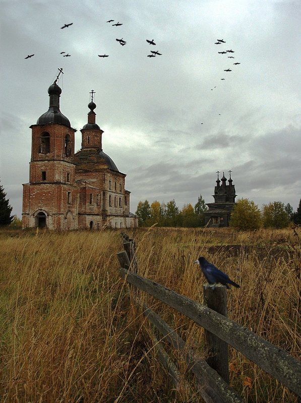 Пермогорье. Церковь Георгия Победоносца. 1665 г фото превью