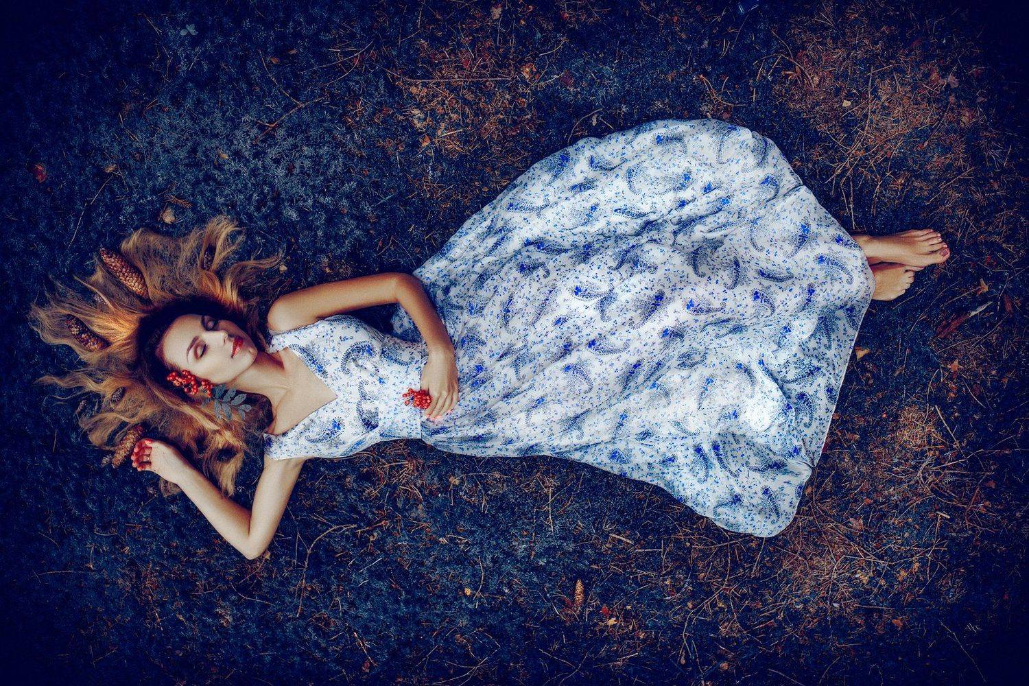 Beauty, Forest, Portrait, Toning, Woman, Руслан Болгов (Axe)