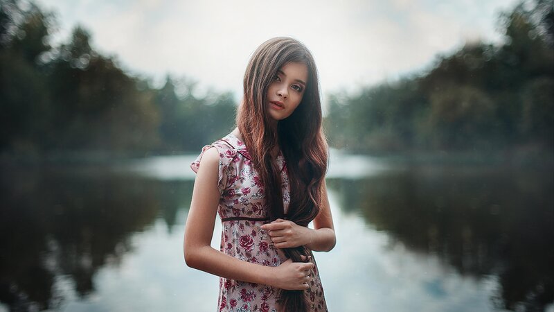 portrait, woman, cinematic, woman portrait Заглянуть в душу. фото превью