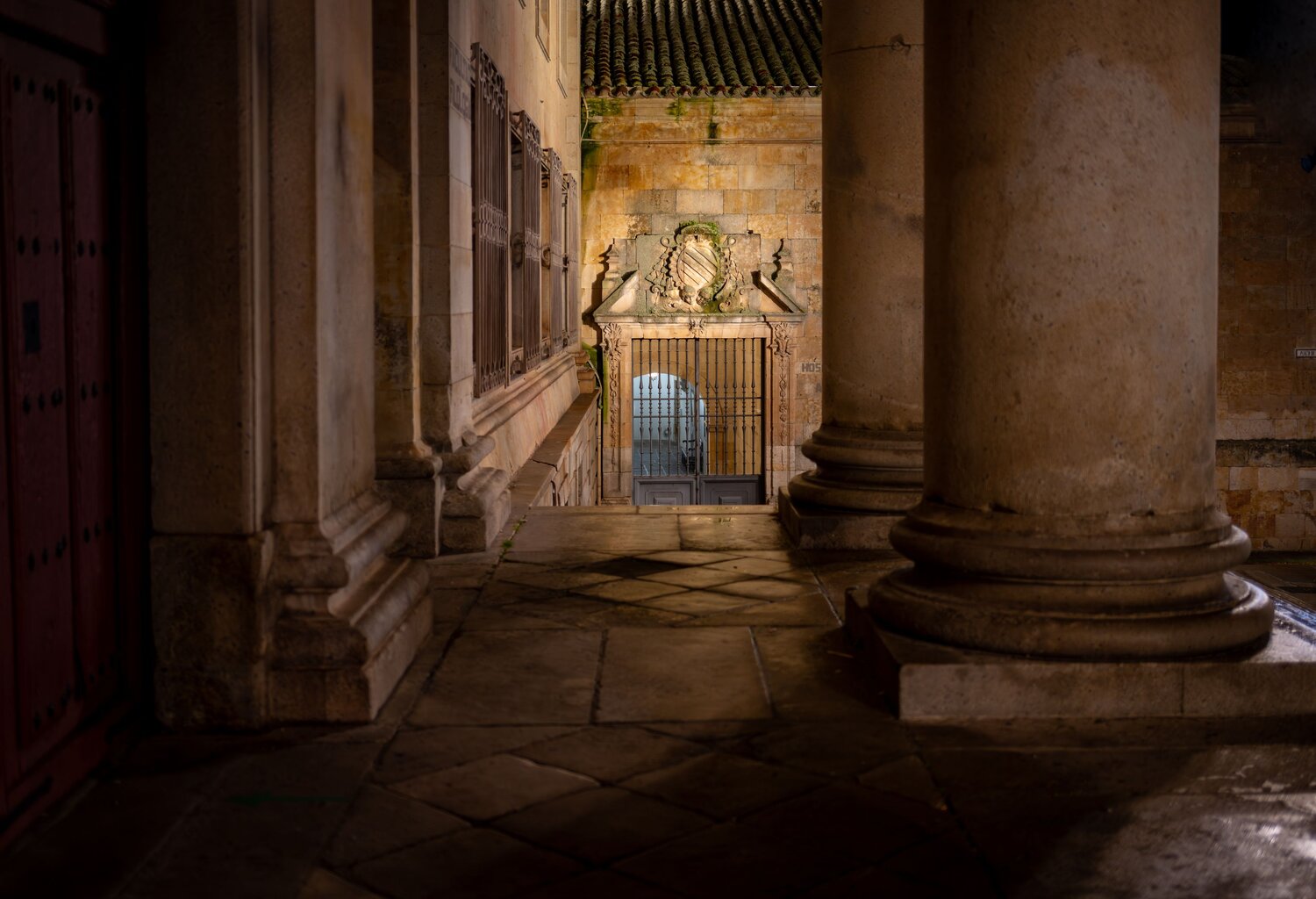 Саламанка, ночь, архитектура, история, время, колонны, путешествие, дворик, тайна, nikon z7ii, Tikhomirov Valery