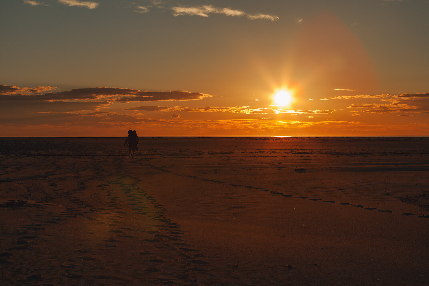 пейзаж, закат, песок, заполярье, север, sunset, landscape, north, russian north, русский север, Волкова Анна