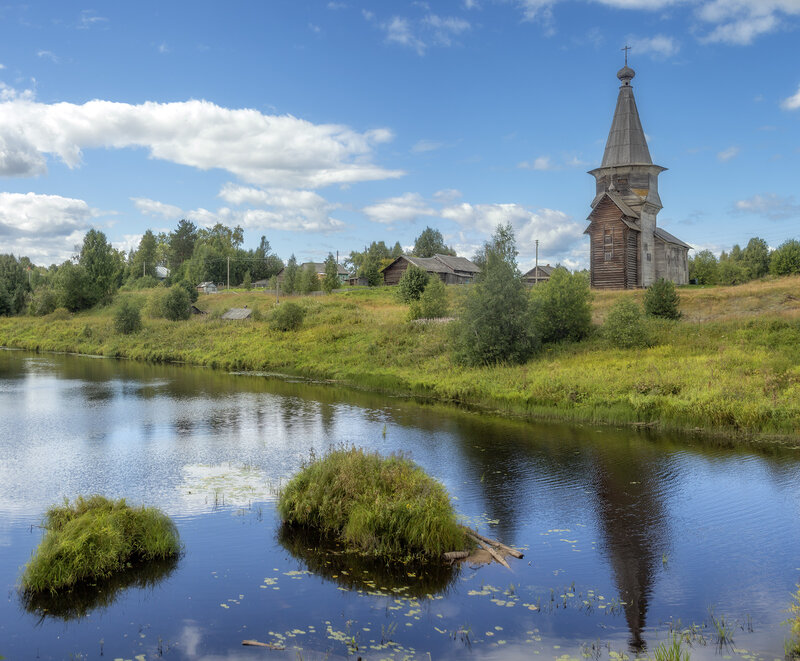Ильинская церковь в деревне Самино. Вологодская обл. фото превью