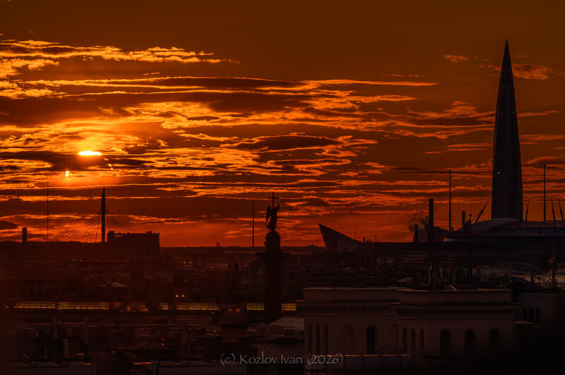 Солнечное затмение над Санкт-Петербургом (12 июля 2026г.) фото превью
