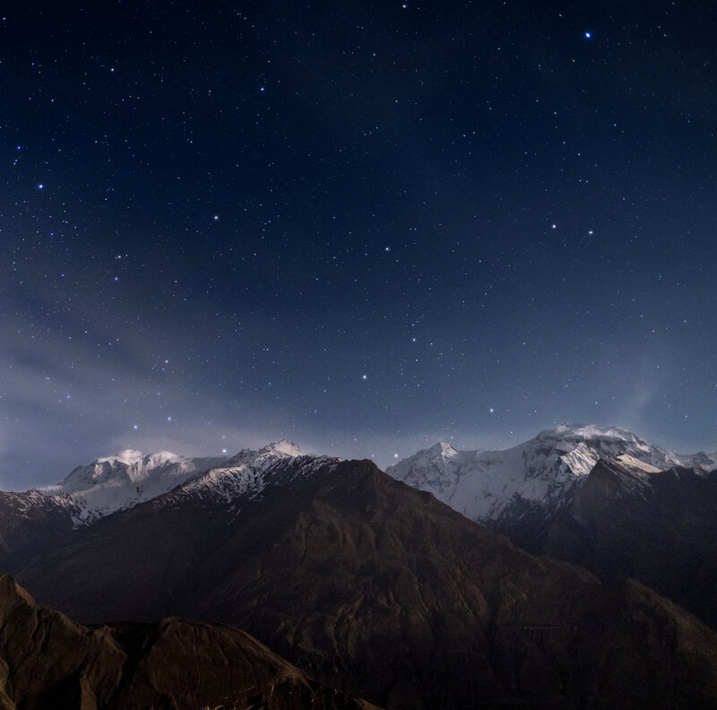 hunza, пакистан, каракорум, pakistan 2025, pakistan, нд, азия, karakorum, night, ночь, когда не спится, stars, by night В лунном сиянии фото превью