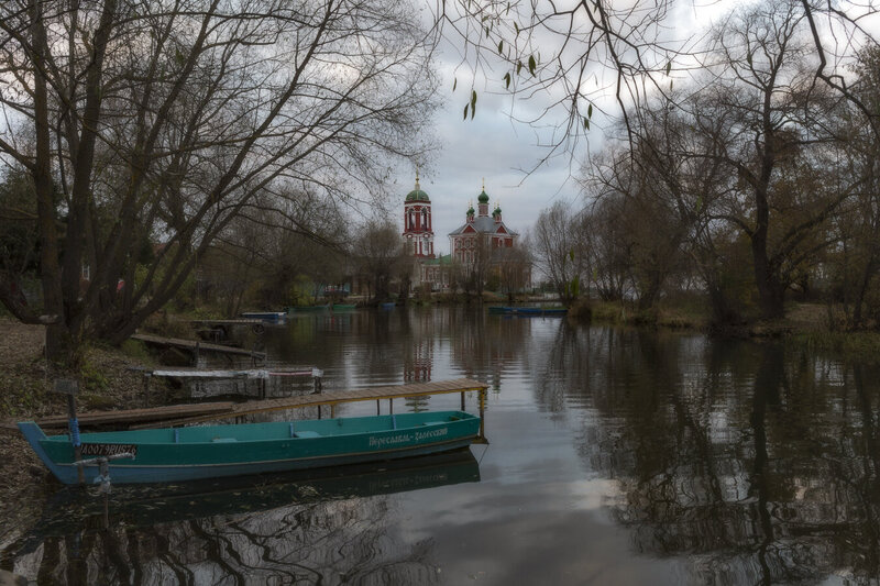 переславль, река, церковь, осень Этюд №2 фото превью