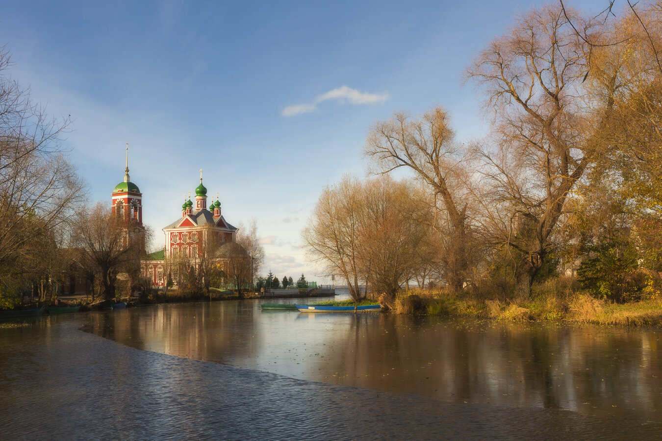 переславль, река, церковь, осень, Фомин Анатолий