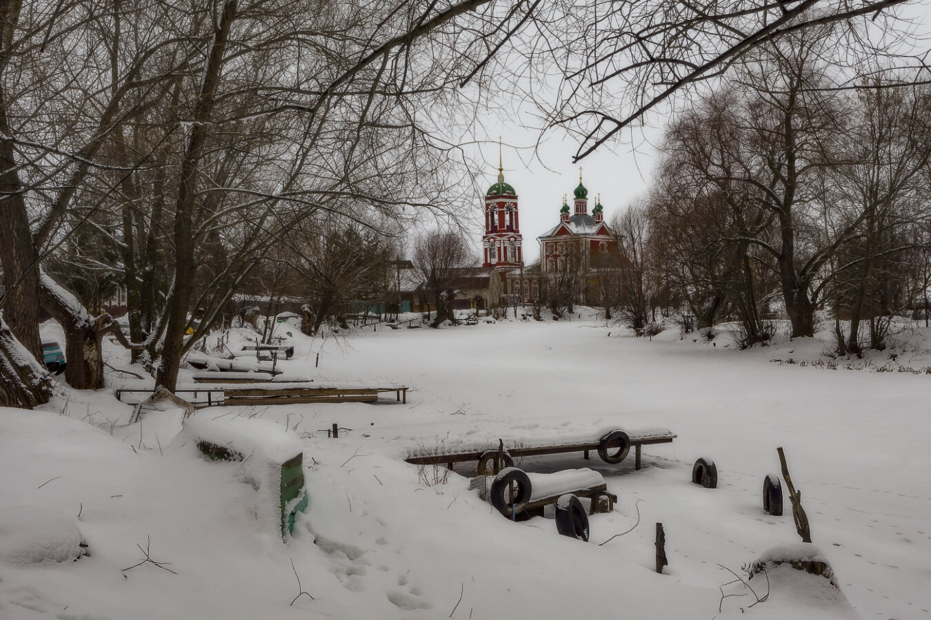 переславль, церковь, река, Фомин Анатолий