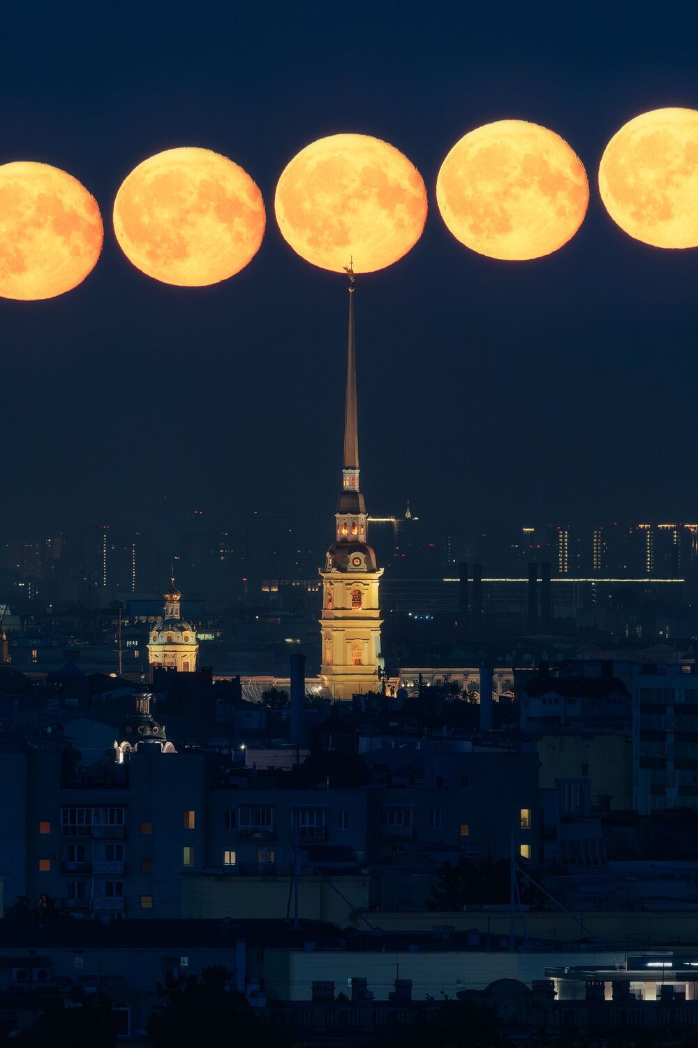 Петропавловский собор, Санкт-Петербург, Луна, Кондратенко Руслан