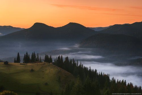 Карпаты. Дземброня. Панорама с полонины Степанский