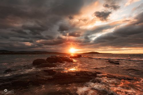 October sunset