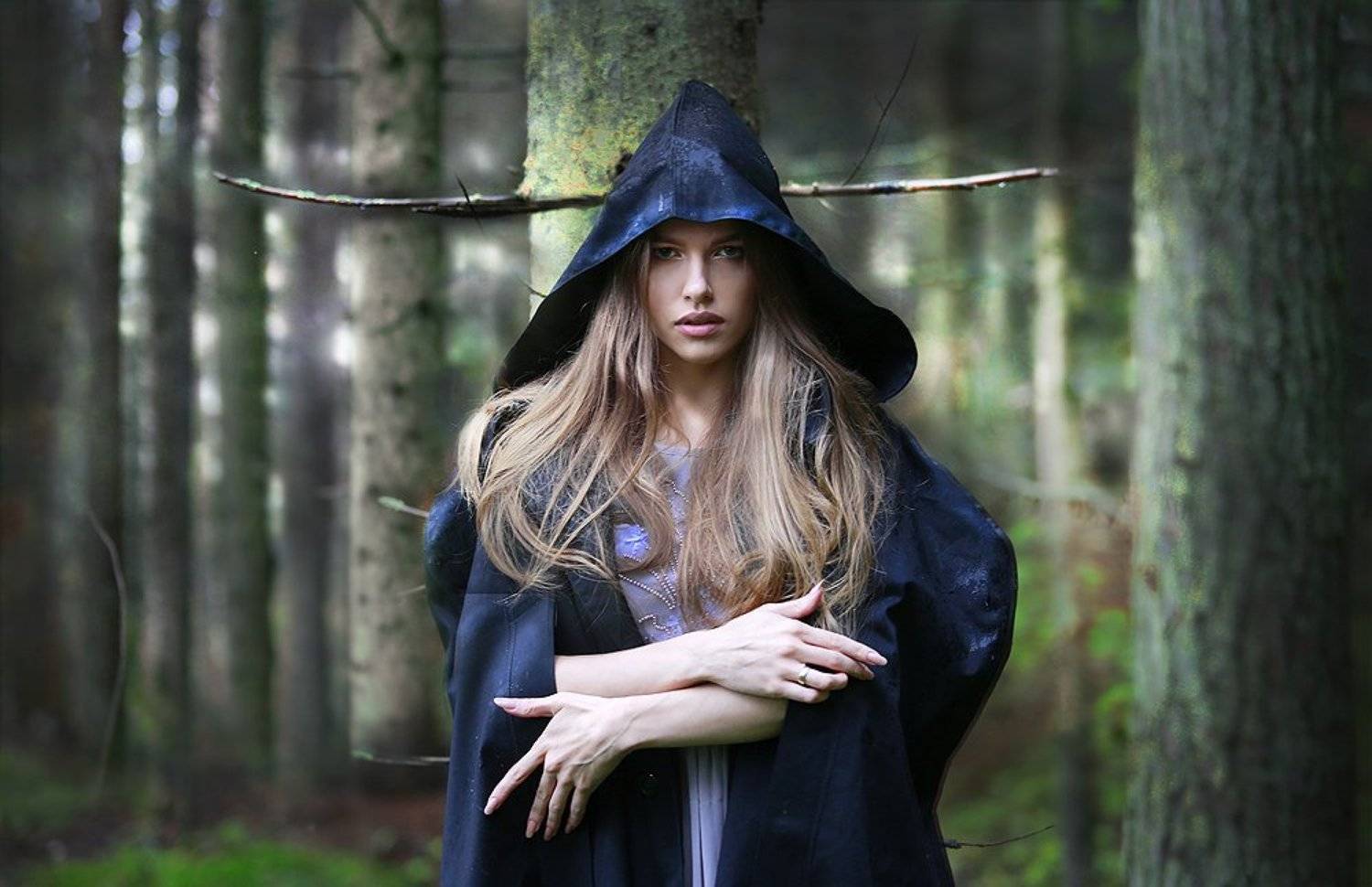 Beautiful, Canon, Face, Forest, Girl, Light, Nature, Portrait, Девушка, Длинные волосы, Жанровый портрет, Красивые, Крупным планом, Лес, Модель, Портрет, Постонен Екатерина