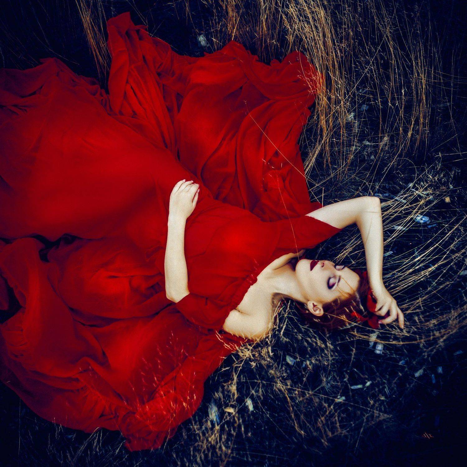 Fashion, Portrait, Red, Woman, Руслан Болгов (Axe)