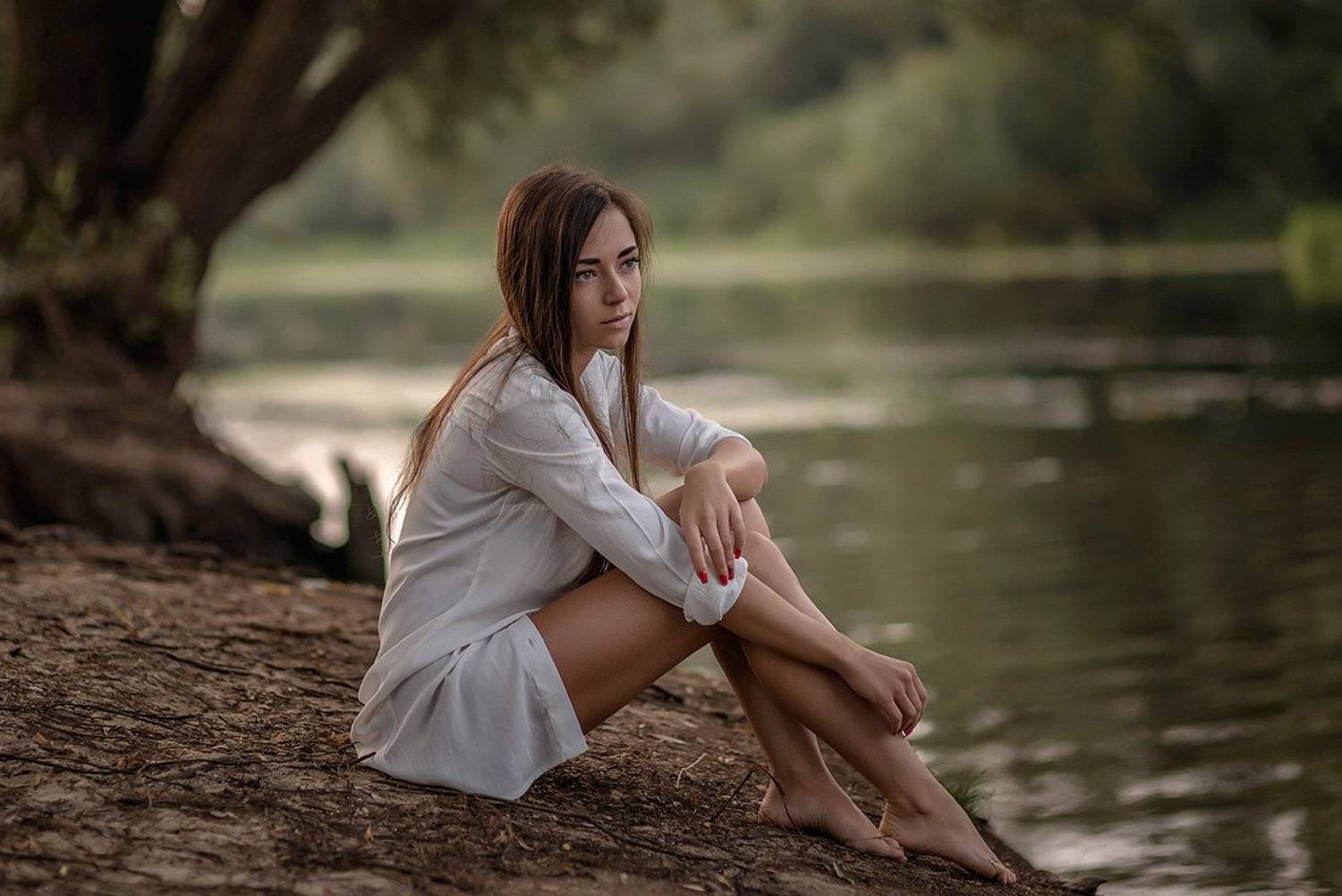 85mm, 85мм, nikon, вода, девушка, портрет, река, AlexeyAsoskov