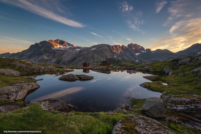 norway, lofoten, munkenbu, норвегия, лофотены, горы Munkebu location. фото превью