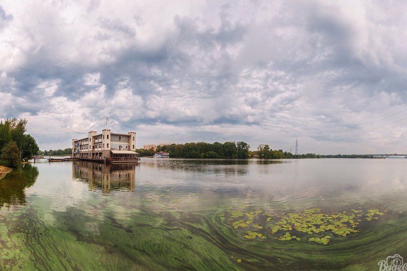 Долгопрудный, Клязьминское водохранилище, Московская область, Московские водники, Подмосковье Хмурое утро! фото превью